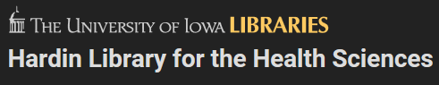 University of Iowa Hardin Library's logo