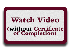 Watch Video without receiving a Certificate of Completion